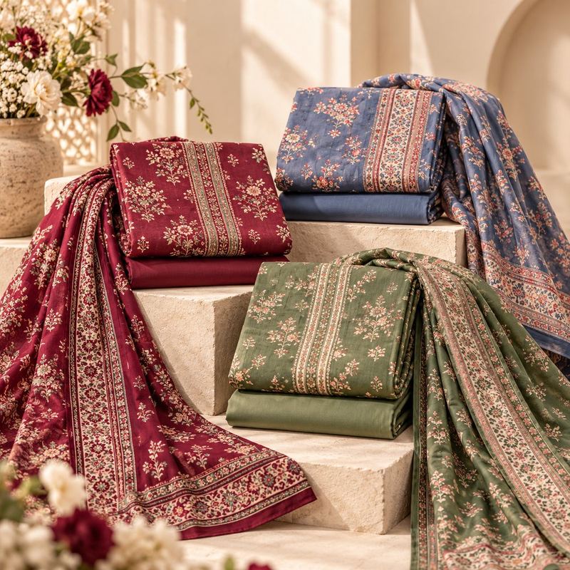 Bin Saeed Unstitched 3-Piece