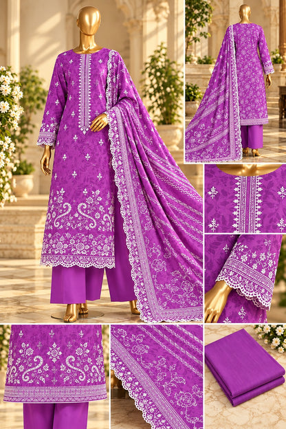 Riwayat Khaddar Embroidered 3 Piece Unstitched Suit – Winter Collection